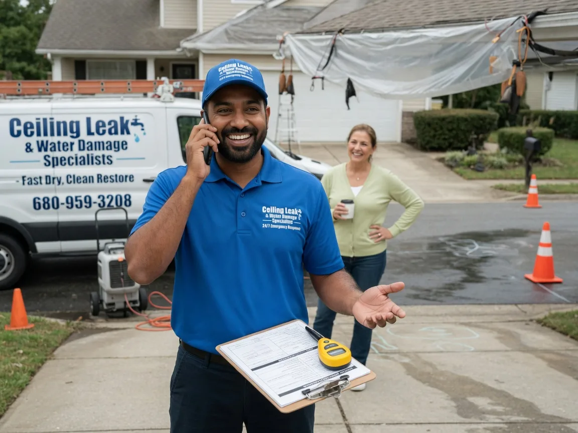 Ceiling Leak Cleanup Centerport, NY FAQs